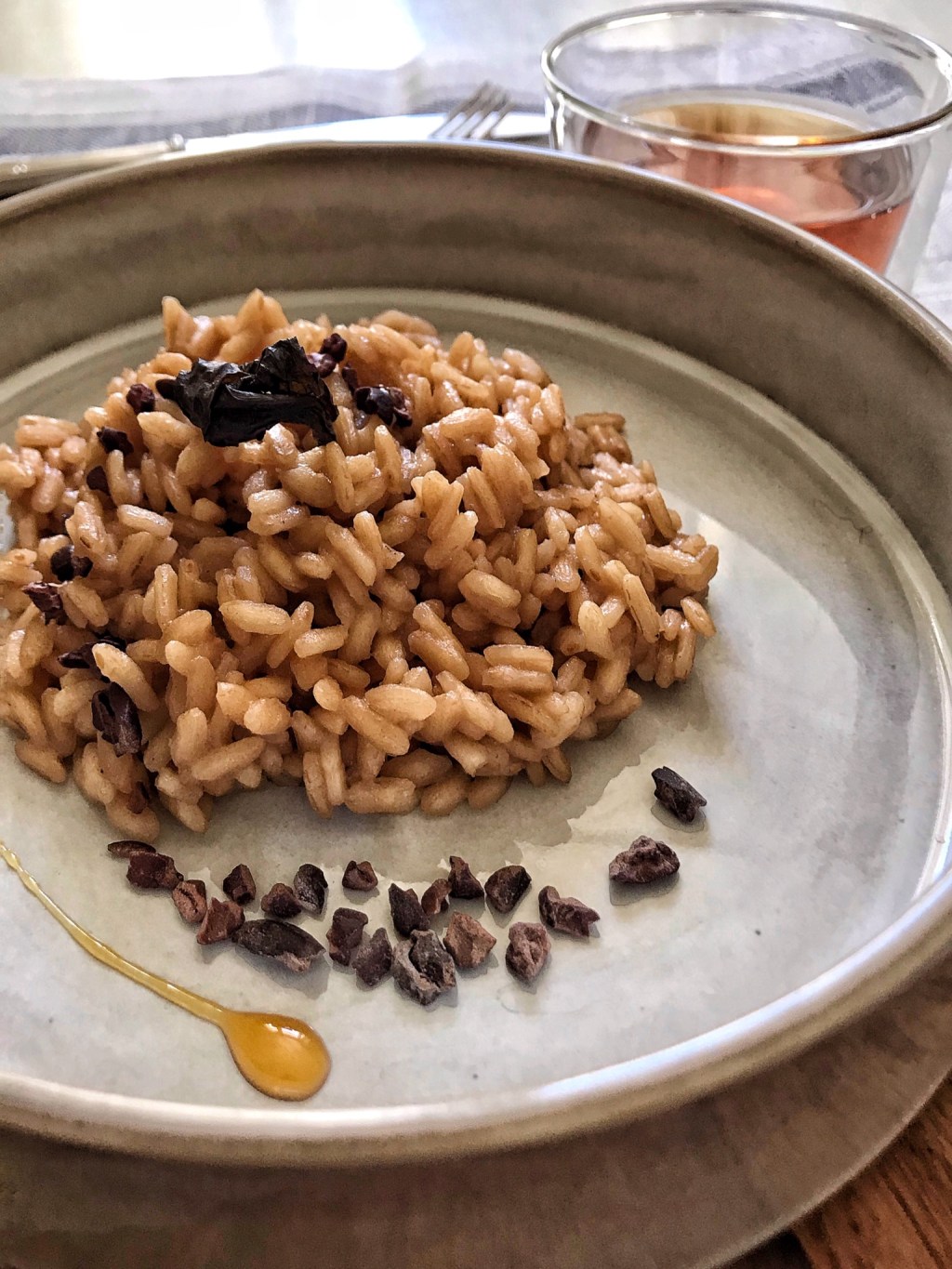 Il mio risotto al tè di&nbsp;roccia