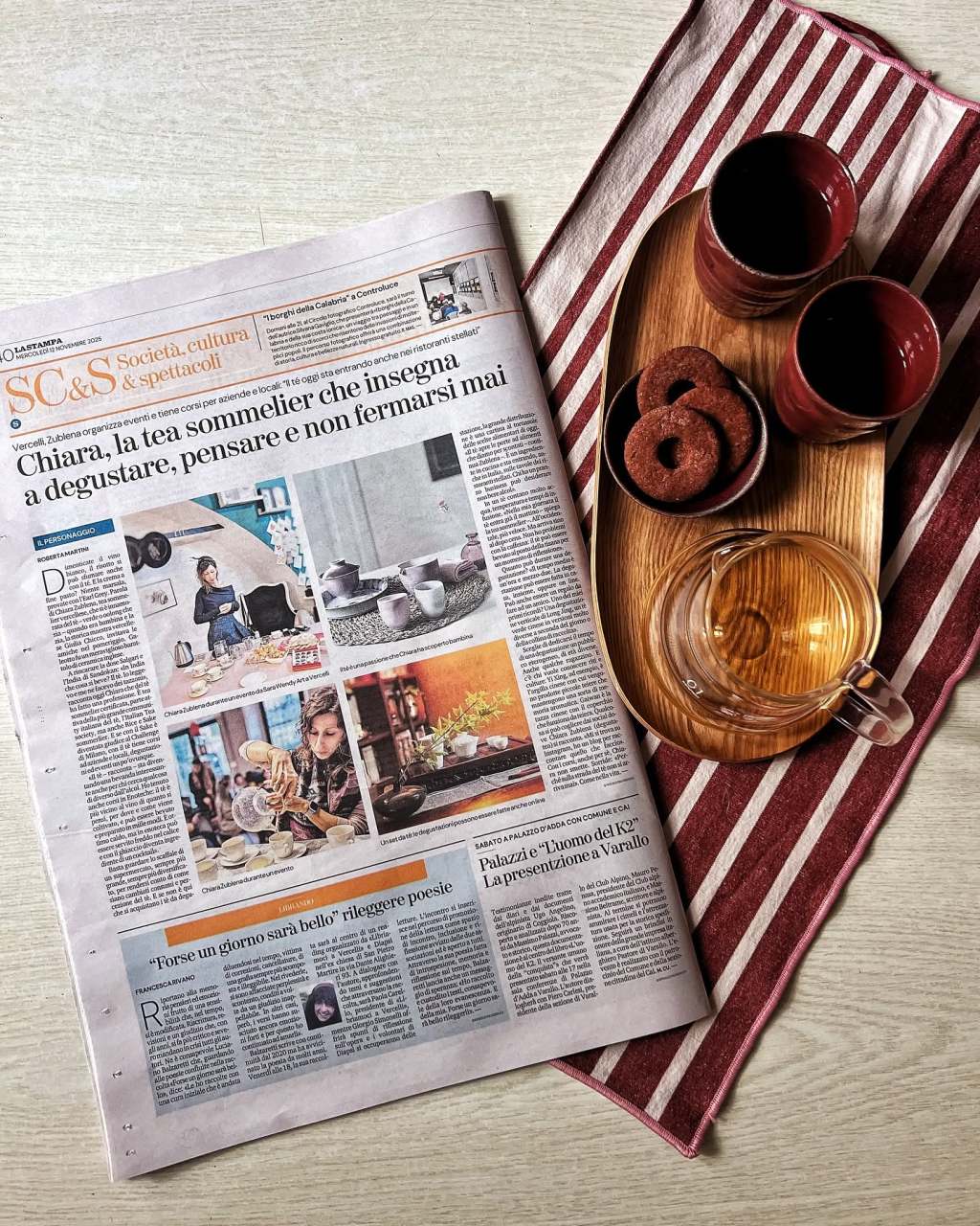 Il mio percorso nel mondo del tè, su La&nbsp;Stampa